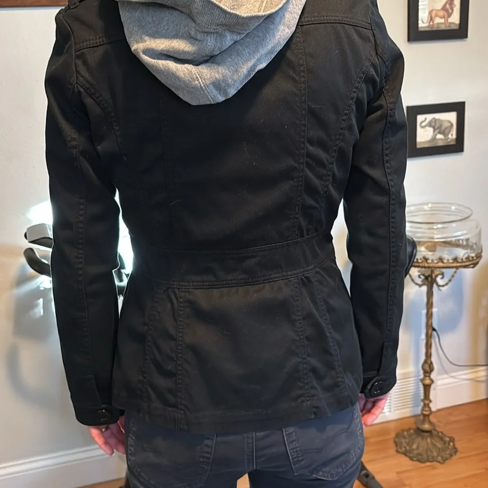 🌸HOST PICK 🌸Divided Black Denim Double Breasted Jacket. - Picture 3 of 12